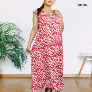 Flutter Sleeve Cotton Night wear NIT003