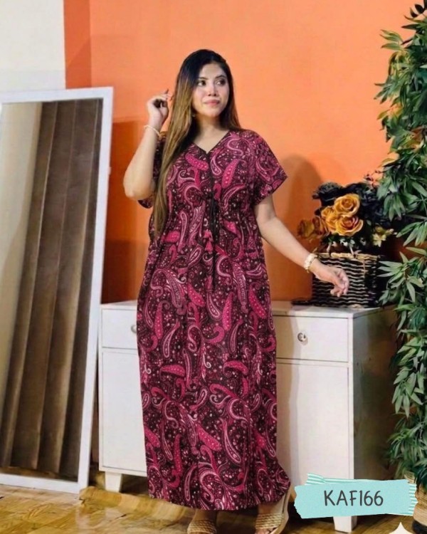 China Linen Kaftan Maxi  KAF166