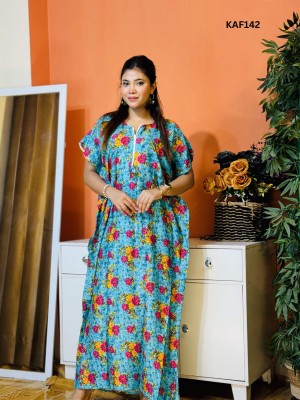 China Linen Kaftan Maxi  KAF142