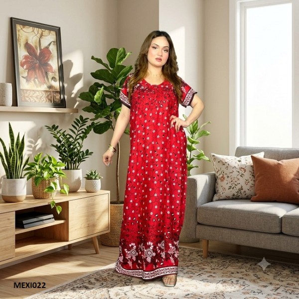 Premium Linen Fabric Maxi MEXI022