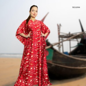 Premium Quality Silk Kaftan Maxi SILK004