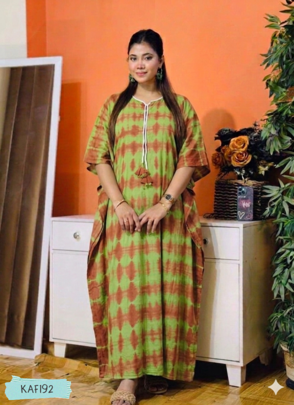 Tie-Dye Batik Kaftan Maxi KAF192