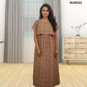 Zipper Free Nursing / Maternity Maxi NUR012