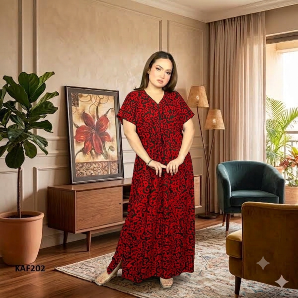Premium Quality Linen Kaftan Maxi  KAF202