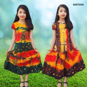 বাচ্চাদের বাটিক স্কার্ট ২ পিসের সেট SKRT005