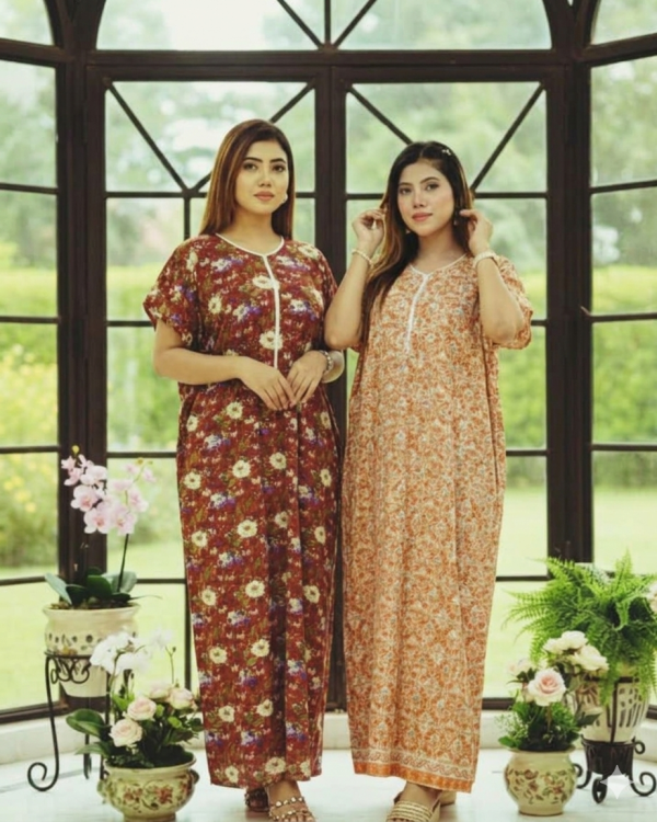 Joypuri Cotton Kaftan Maxi Combo Pack Set of 2  KAFT120