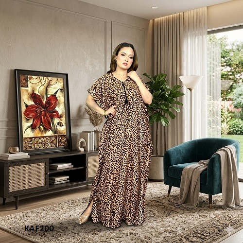 Premium Quality Linen Kaftan Maxi  KAF200