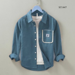 Men's  Cotton Casual Full Sleeve Shirt ST1447