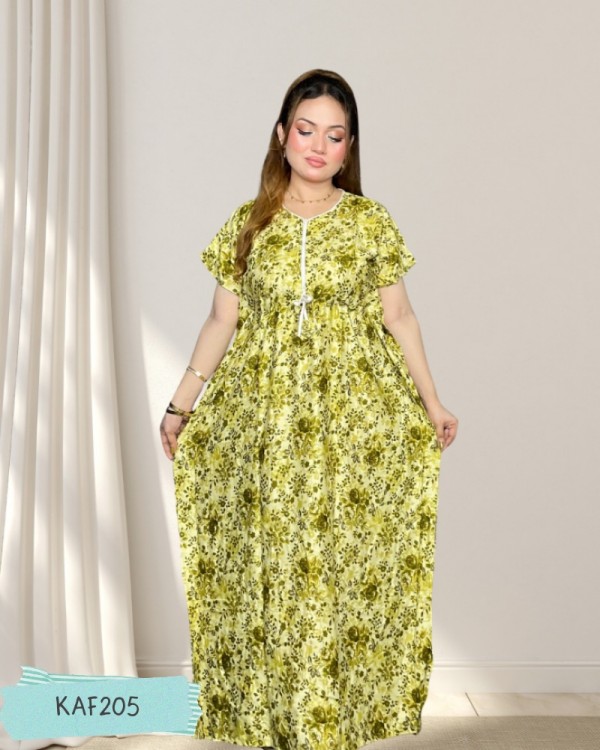 Premium Quality Linen Kaftan Maxi  KAF205