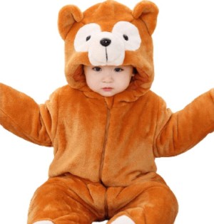Kids Teddy Bear Winter Bodysuit JMP002