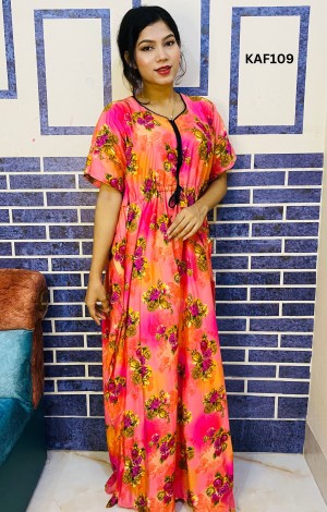 China Linen Kaftan Maxi  KAF109