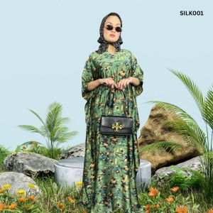 Premium Quality Silk Kaftan Maxi SILK001