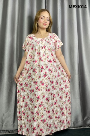 Premium Linen Fabric Maxi MEXI014